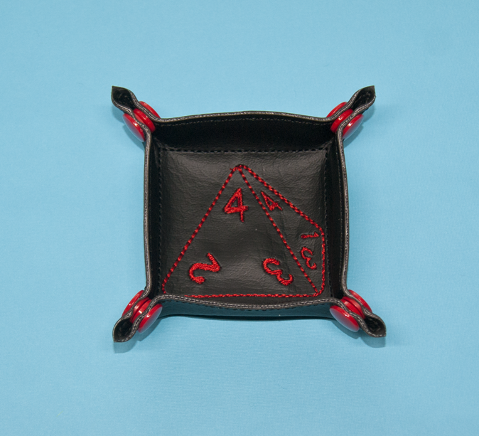 Tetrahedron Dice Snap Tray