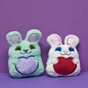 Bunny With Heart Plush