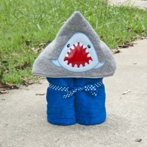 Great White Shark Hooded Towel