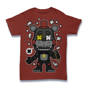 Chibi Bear Performer Animatronic Shirt Mockup