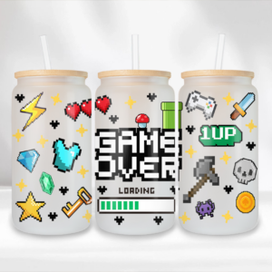 Game Over Libby Can Mockup