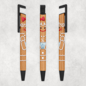 Gingerbread Ballpoint Pen Mockup