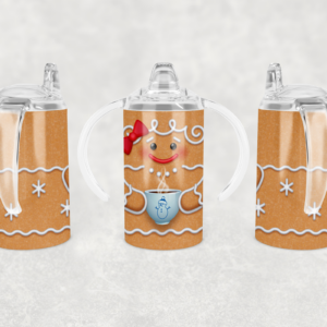 Gingerbread Sippy Cup Mockup