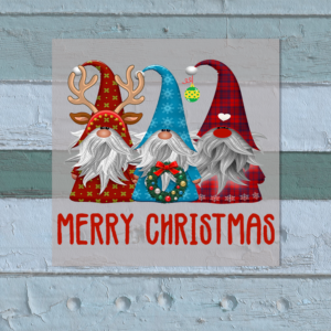 Gnome Merry Christmas Heat Transfer