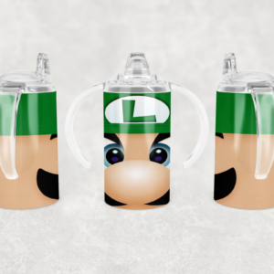 Green Plumber Sippy Cup Mockup