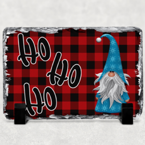 Ho Ho Gnome Slate Sign Mockup