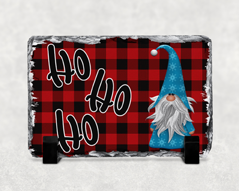 Ho Ho Gnome Slate Sign Mockup