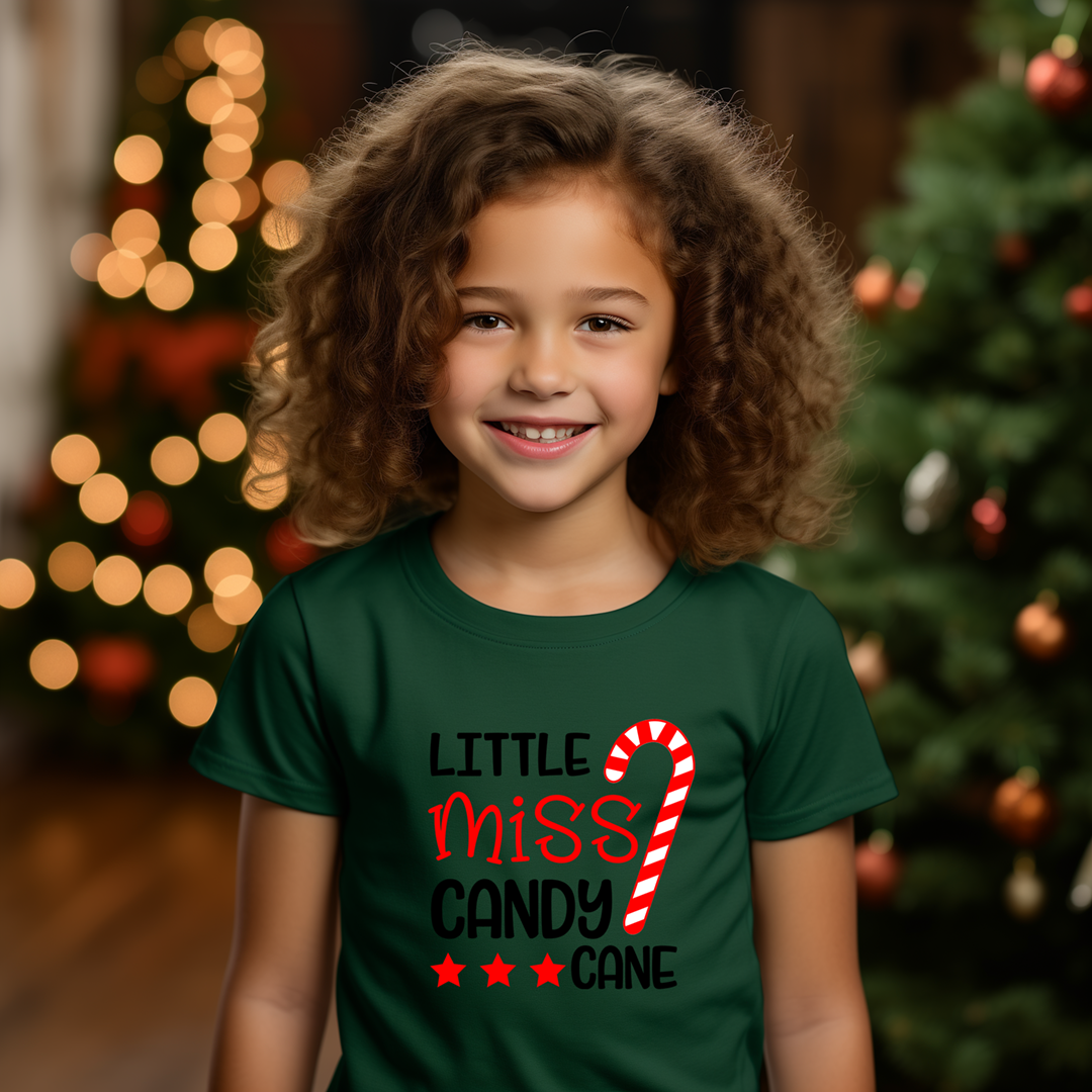 Little Miss Candy Cane Shirt Mockup