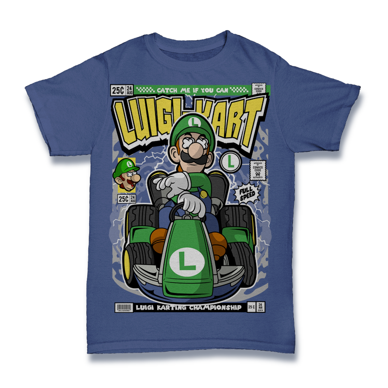 Green Plumber Racing Shirt Mockup