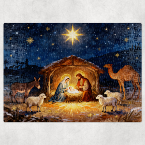 Nativity Puzzle Mockup