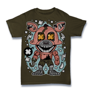 Chibi Nightmare Fox Animatronic Shirt Mockup