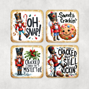 Nutcracker Coasters Mockup