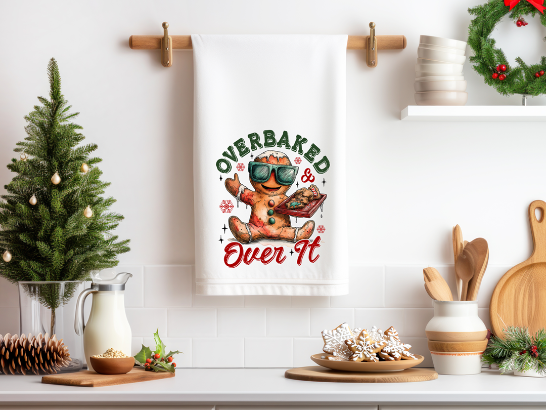 Overbaked Hand Towel Mockup