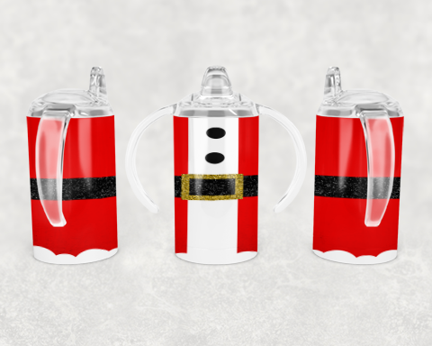Santa Suit Sippy Cup Mockup