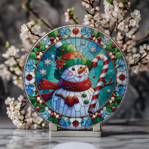 Snowman Cutting Board Mockup