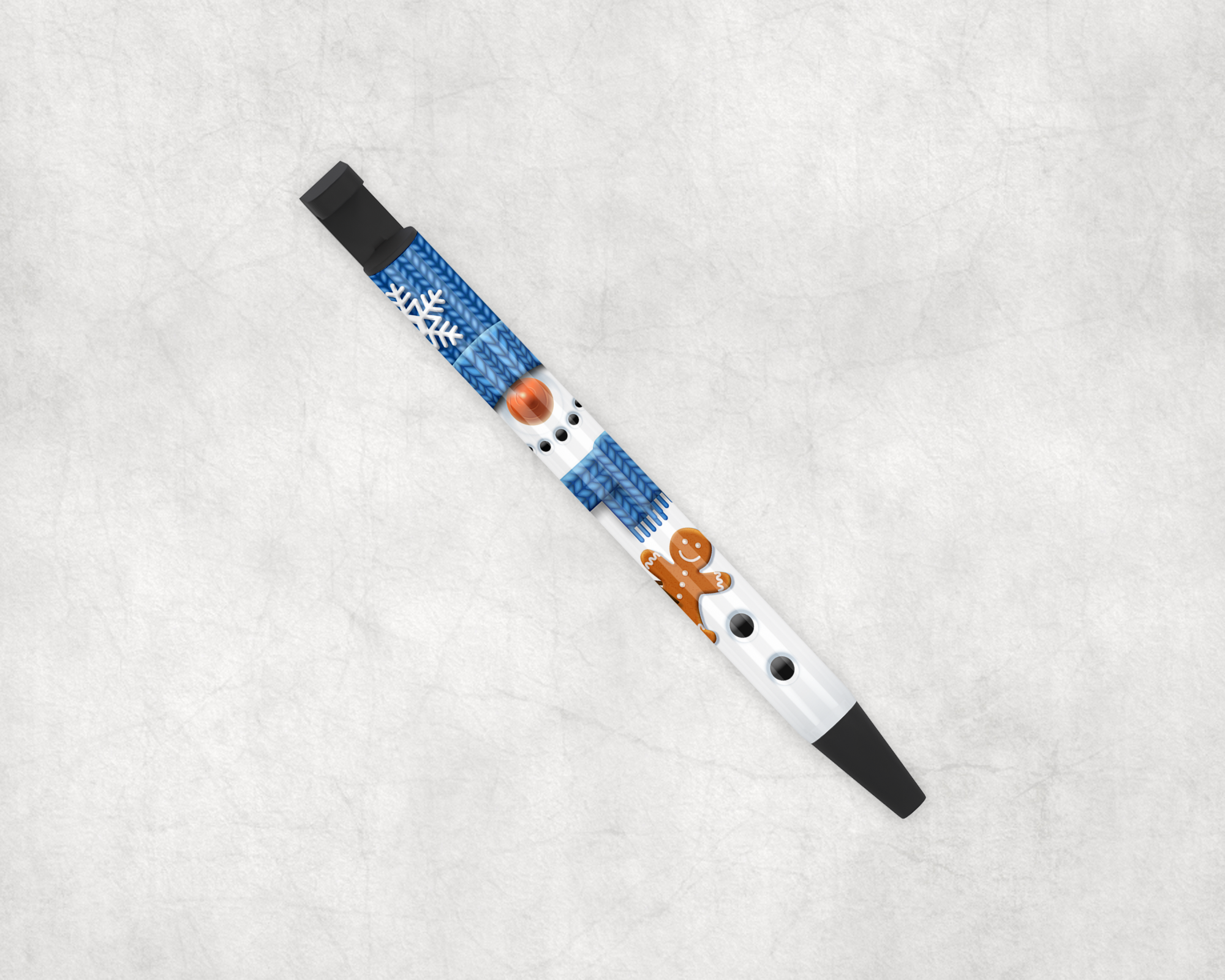Snowman Ballpoint Pen Mockup