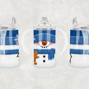 Snowman Sippy Cup Mockup