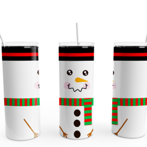 Snowman Tumbler Mockup