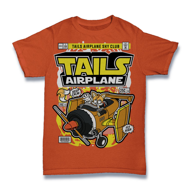 Airplane Club Game Shirt Mockup