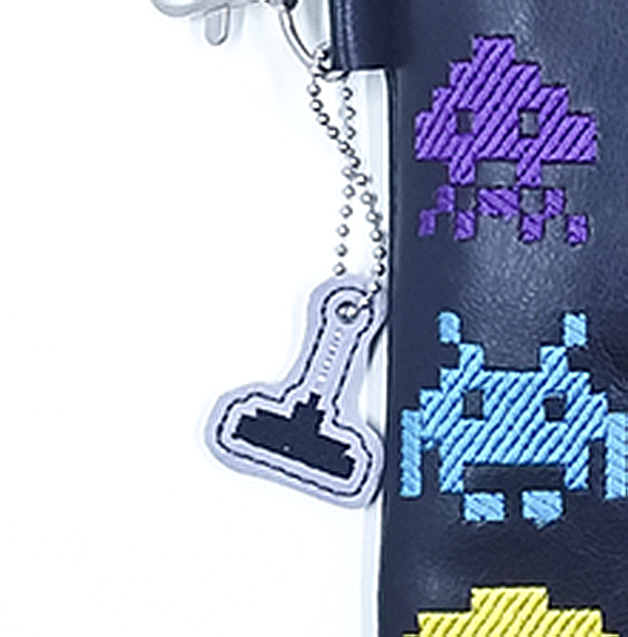 Space Alien Shooter Bag Dangle