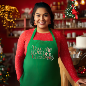 Sweet Christmas Apron Mockup