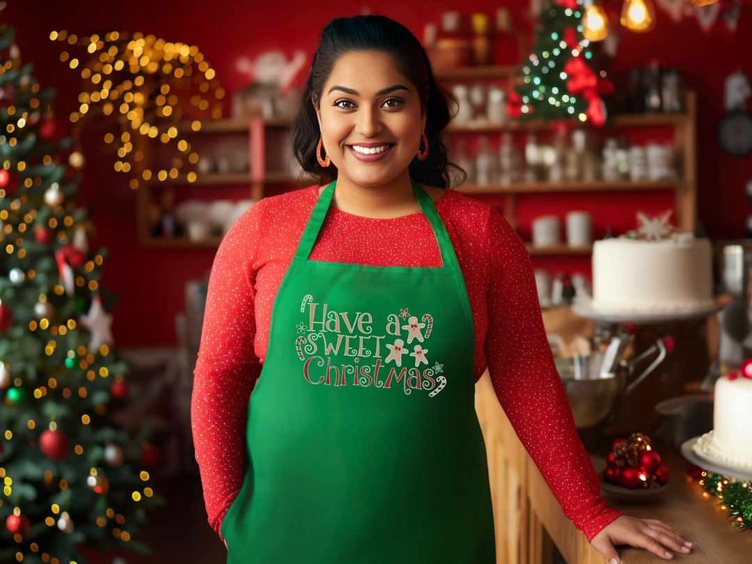 Sweet Christmas Apron Mockup
