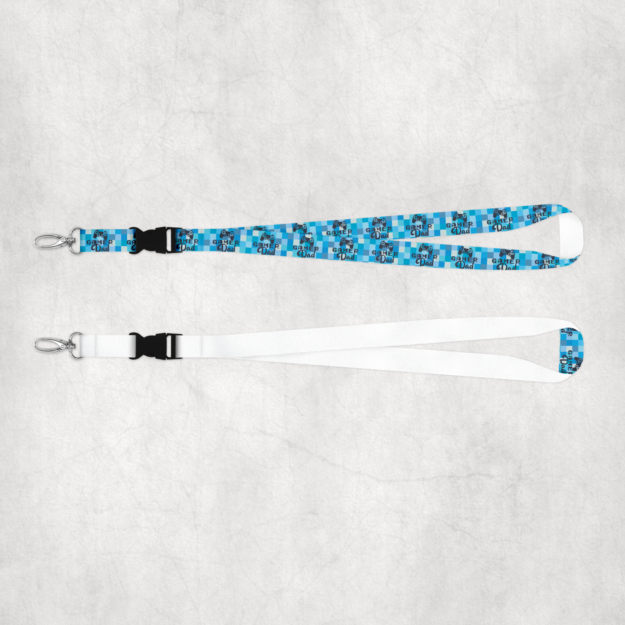 Gamer Dad Lanyard Mockup