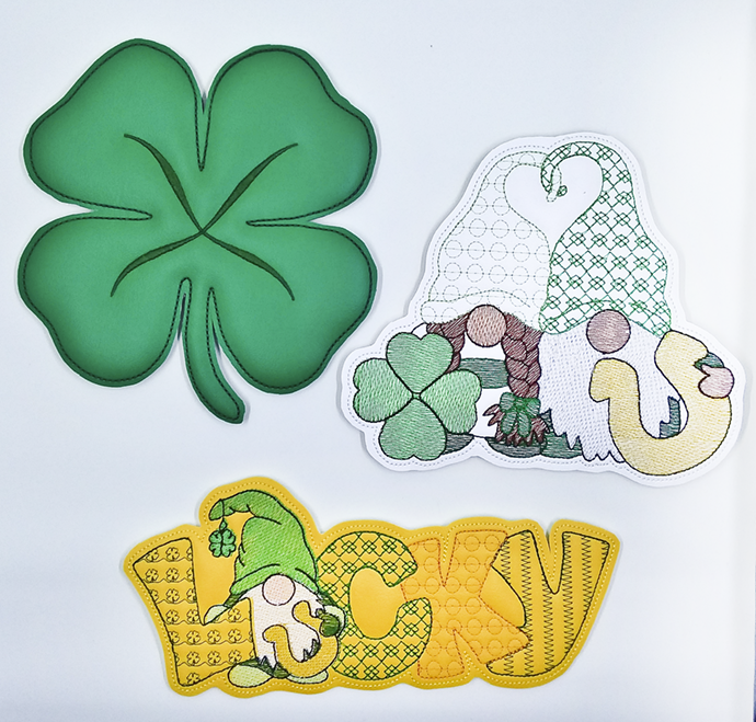 St. Patrick's Day Lucky Gnomes Add-on Felties