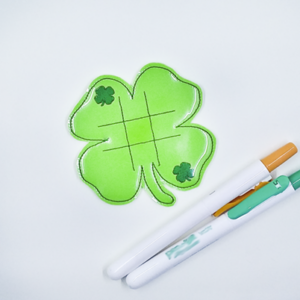 Shamrock Tic Tac Toe Board