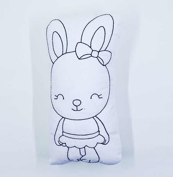 Girl Bunny Color Stuffie