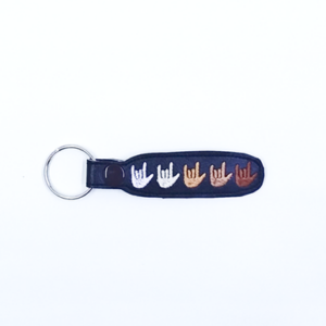 Love Sign In All Colors Key Fob