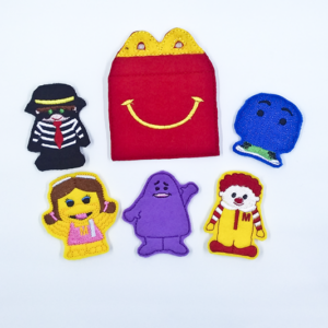 Fast Food Kids Meal Friends Finger Puppets