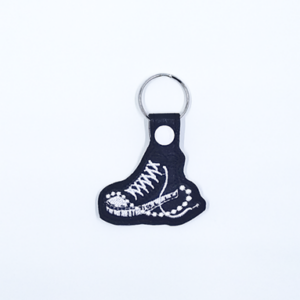Chucks & Pearls Key Fob