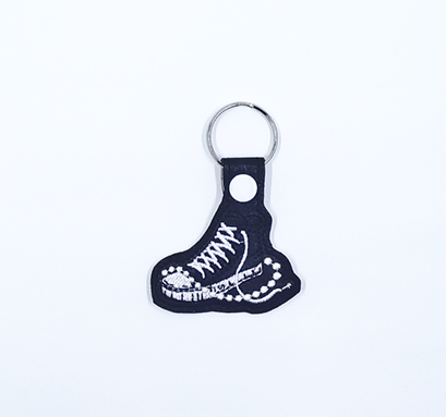 Chucks & Pearls Key Fob