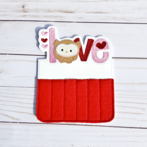 Love Owl Crayon Holder