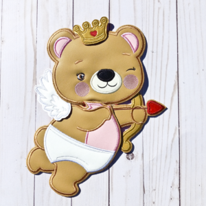 Aiming Cupid Bear Decorative Piece