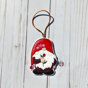 Gnome w/Rose Ornament