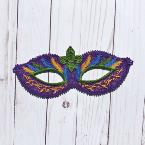 Fleur De Lis Lace Mask
