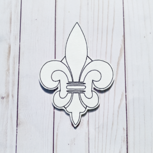 Fleur De Lis Color Tile