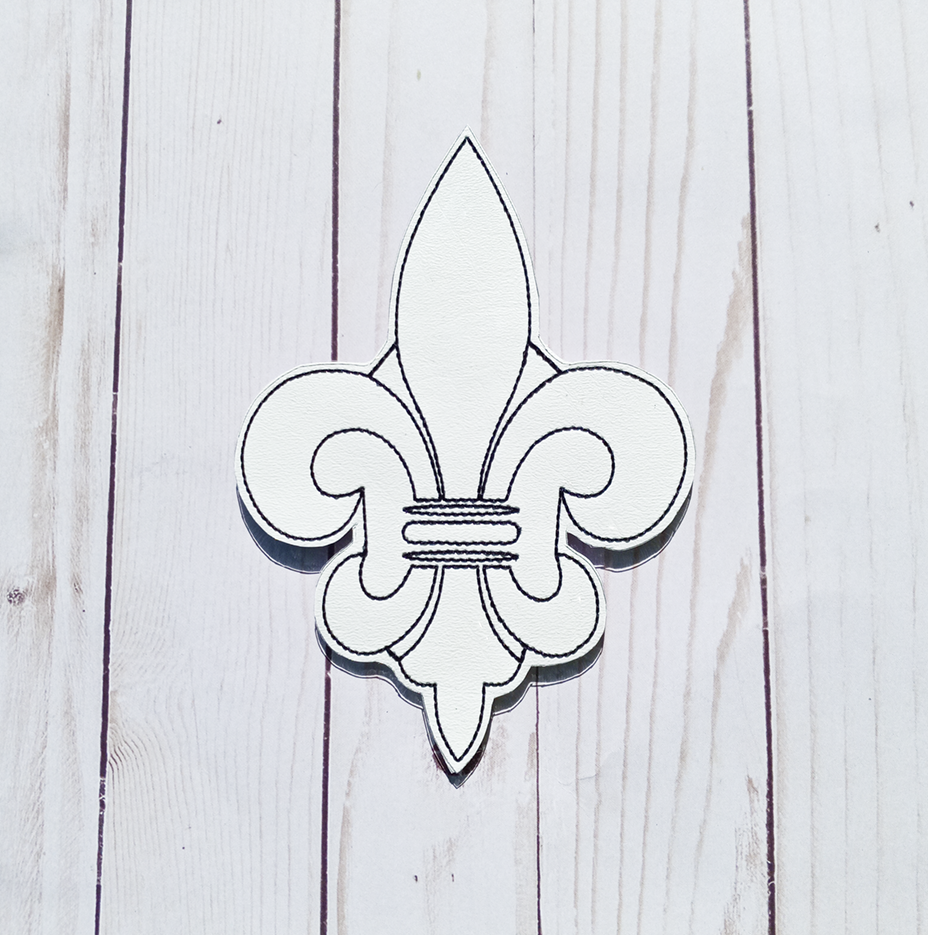 Fleur De Lis Color Tile