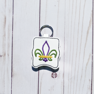 Fleur De Lis Hand Sanitizer Holder