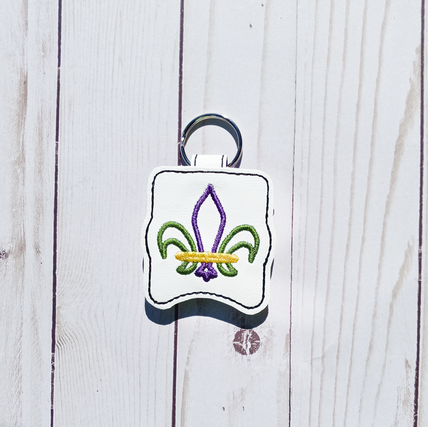 Fleur De Lis Hand Sanitizer Holder