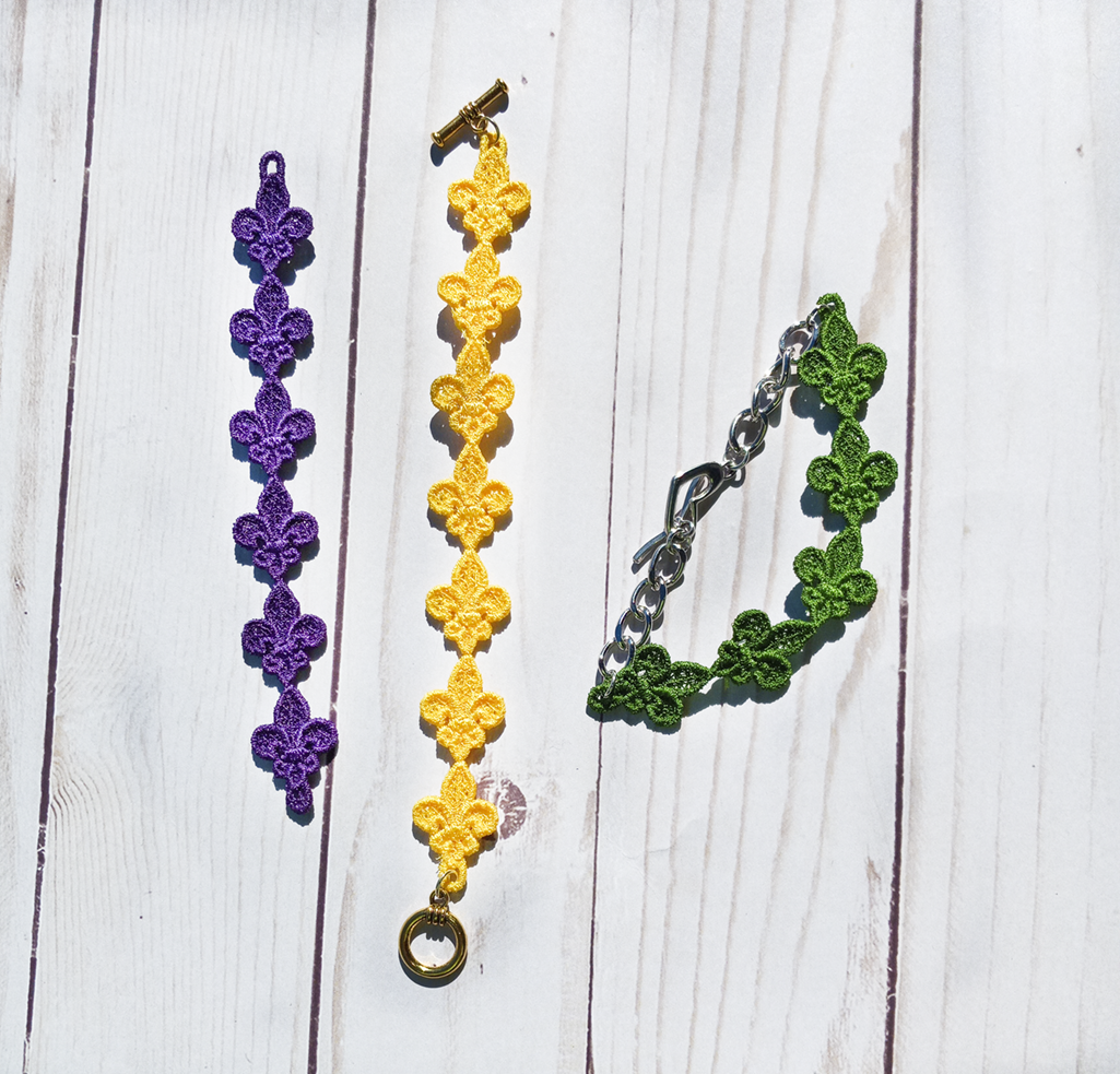 Lace Fleur De Lis Bracelet