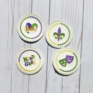 Mardi Gras Coasters