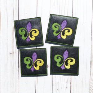 Fleur De Lis Coasters