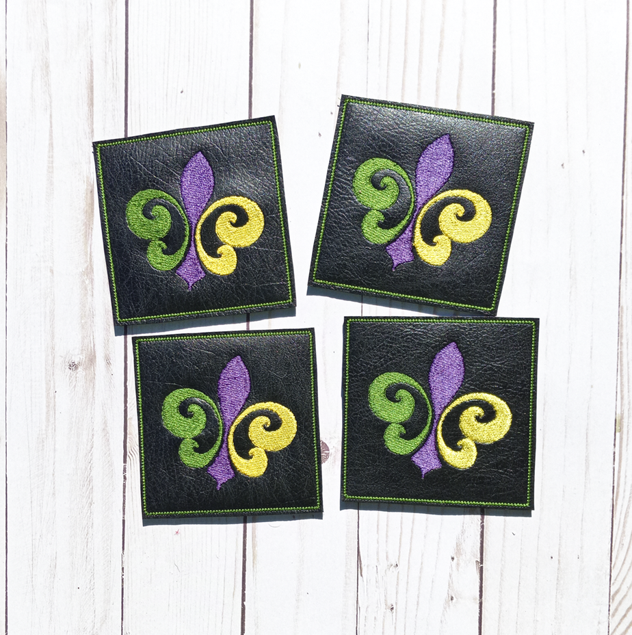 Fleur De Lis Coasters