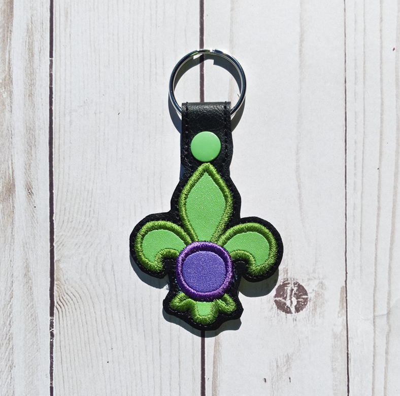 Fleur De Lis Key Fob