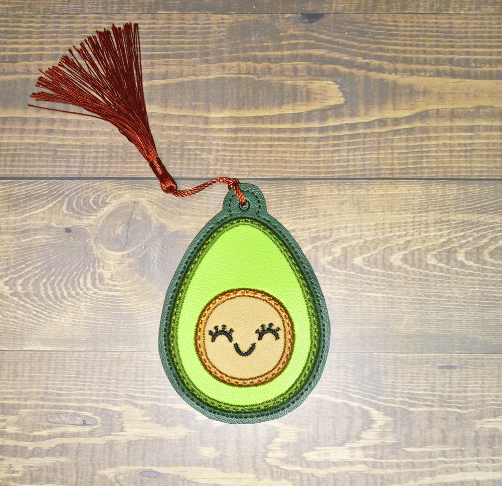 Kawaii Avocado Bookmark