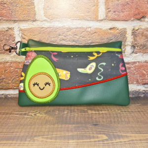 Kawaii Avocado Clutch
