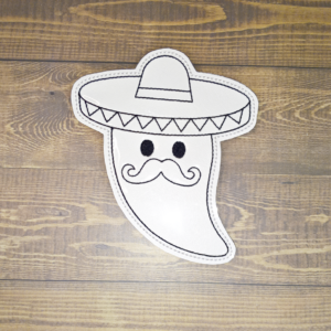 Kawaii Señor Pepper Color Tile